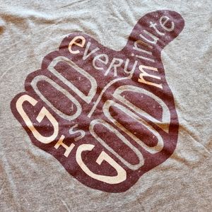 Bella Canvas Womens A&M God Is Good Every Minute Tshirt Size Medium